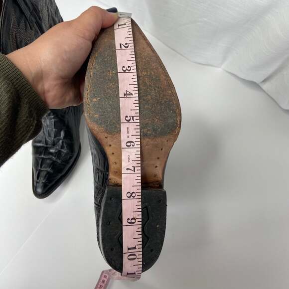 Vintage La Cabaña West Cowhide Vaqueros Boots - Picture 11 of 12